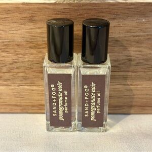 Sand + Fog Pomegranate Noir 2x Scented Oil Rollers .17oz Unisex Fragrance HTF